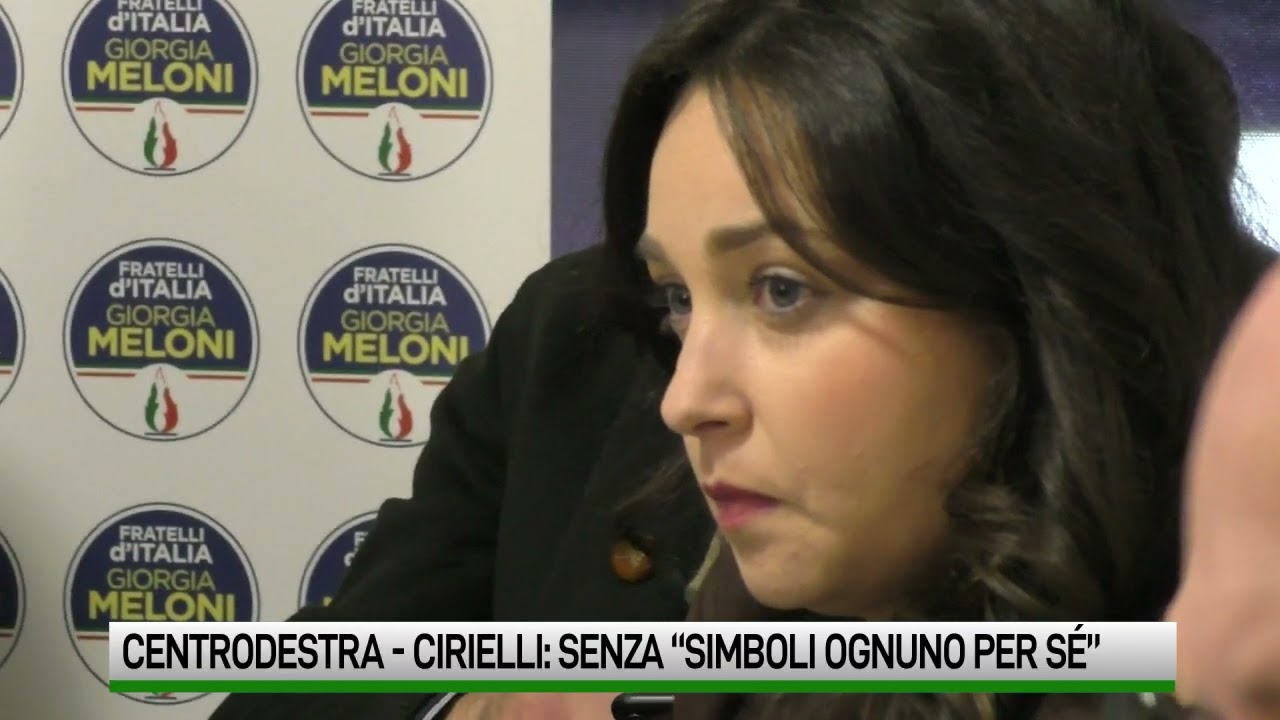 Centrodestra. Cirielli a Petitto: Senza simboli ognuno per sé