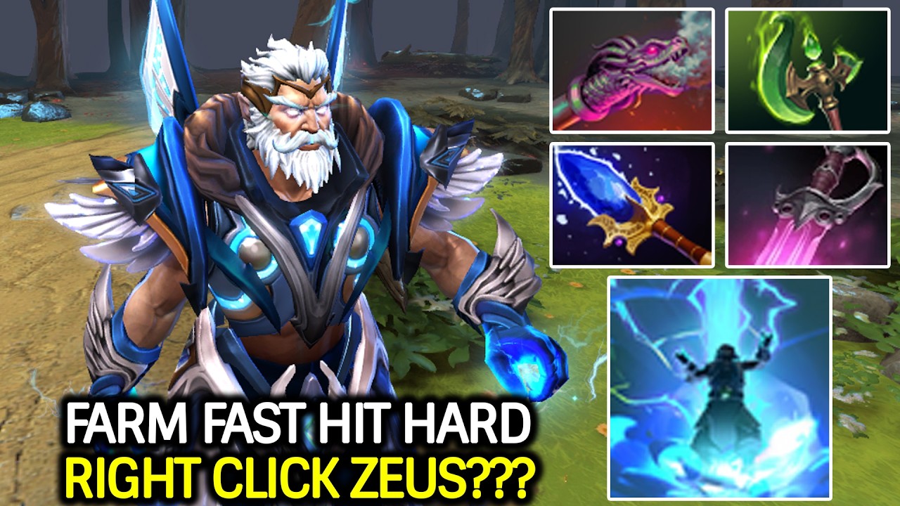 NEW ZEUS BUILD IS OP &ndash; HYDRA&rsquo;S BREATH + PARASMA Dota 2