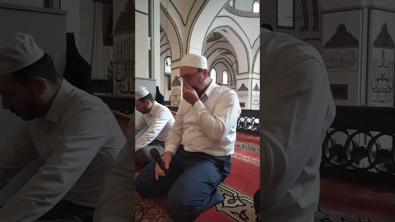 Hasan koçak Türkiye ezan okuma birincisi Bursa Ulu Cami de süper aşır