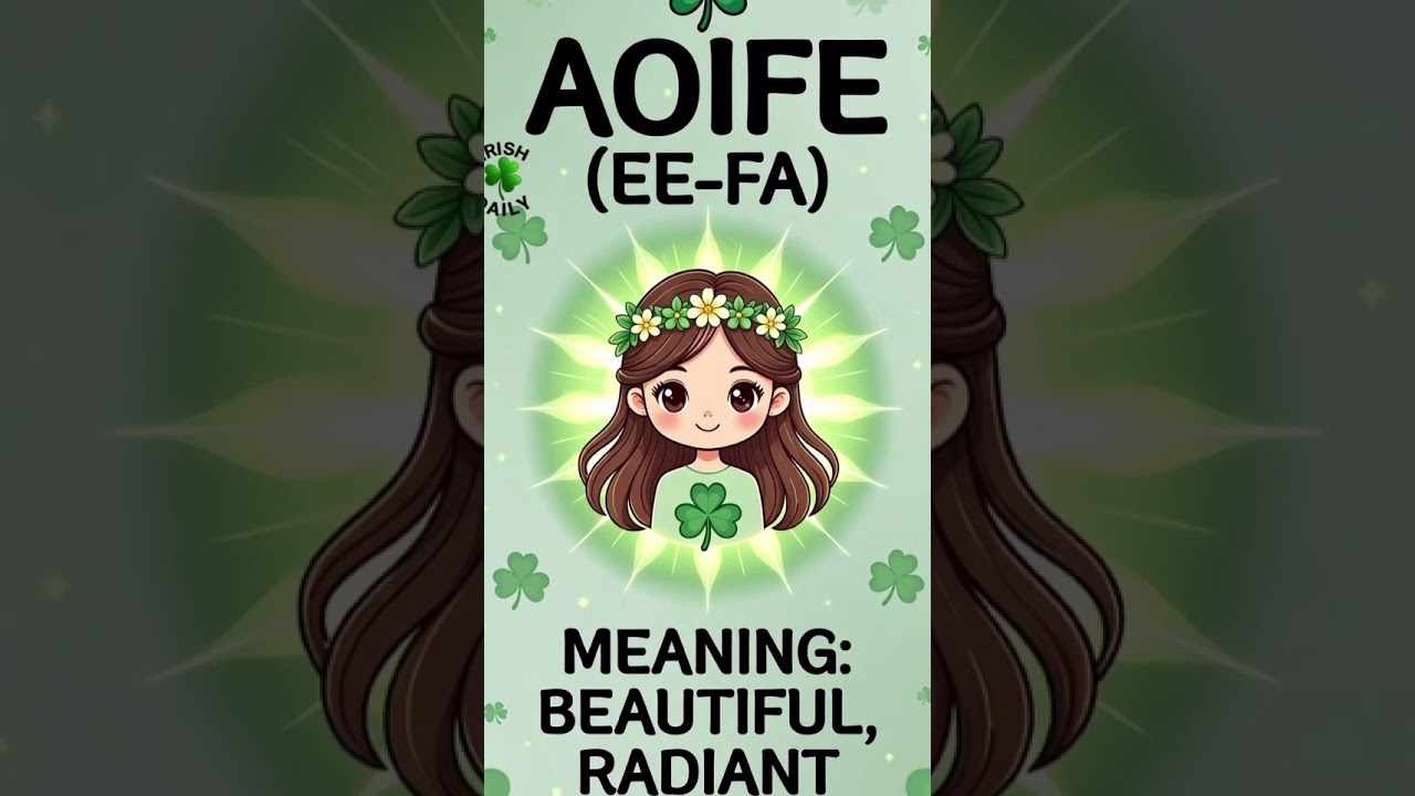 TOP 10 Irish Girl Names & Their Beautiful Meanings!💚🤍🧡😊 #irish #gaeilge  #Ireland
