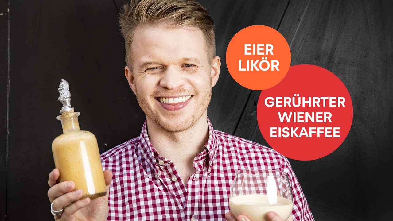 Eierlikör und Gerührter Wiener Eiskaffee