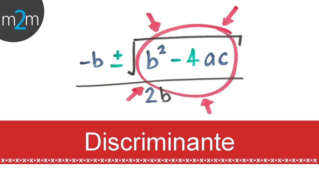 Discriminante de una ecuación cuadrática │ ejercicio 1