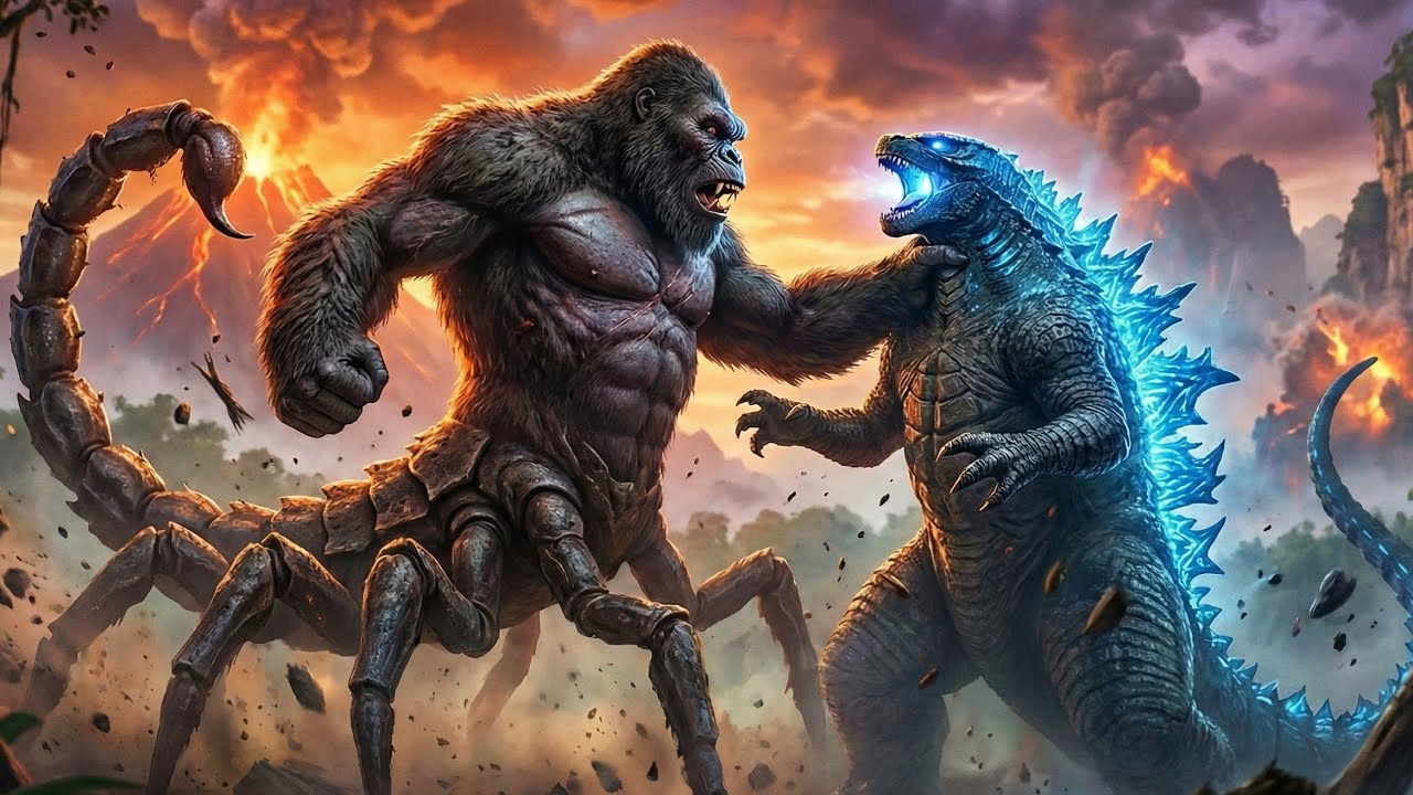 Kongorpion vs Atomic Titan Zilla  | The fight you've never seen before | Must Watch 