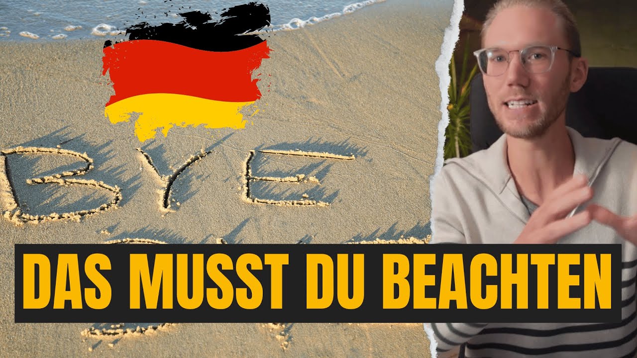 Was musst du beachten, wenn du aus Deutschland auswandern m&ouml;chtest