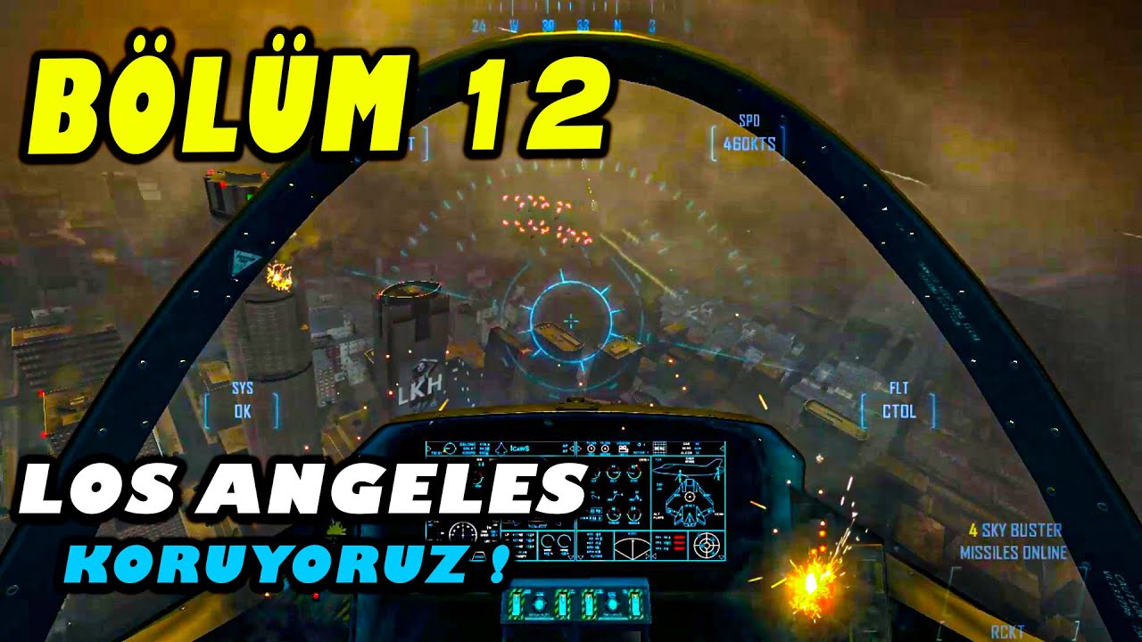 CALL OF DUTY BLACK OPS 2 | Los Angeles Amerikadayız - Uçak Kullandık | Bölüm 12 [ 1080p 60fps ]