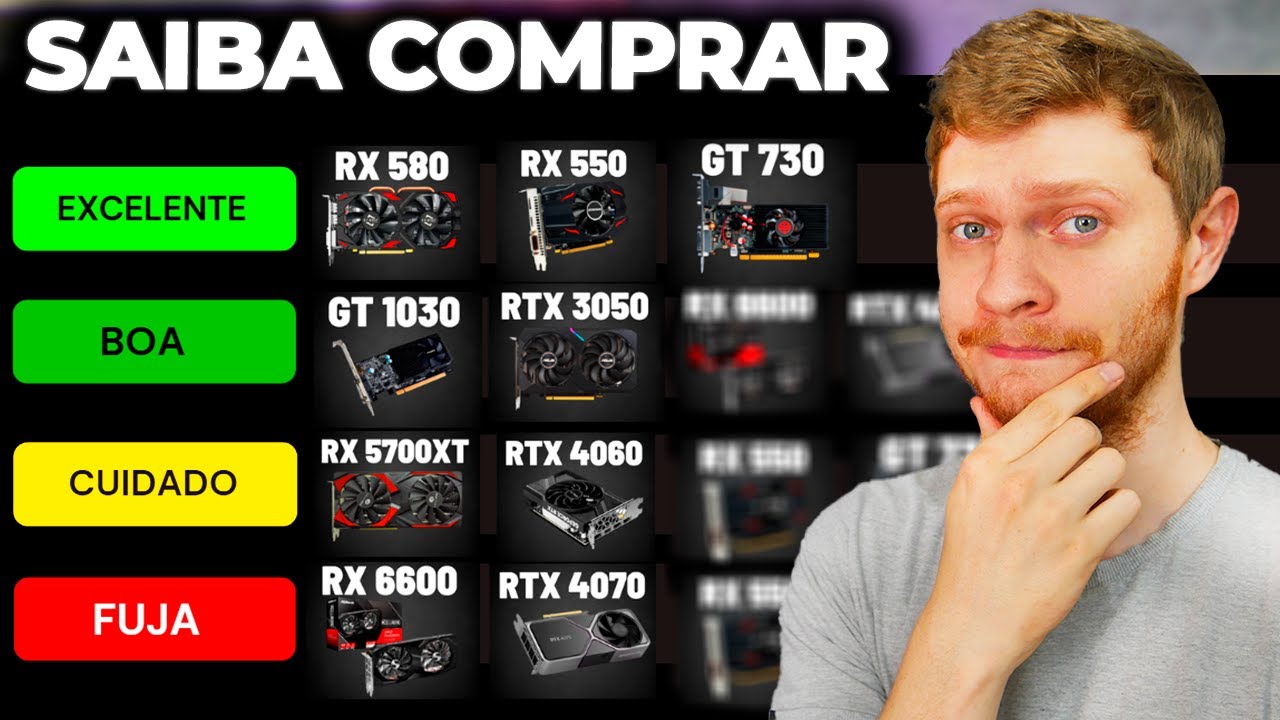 MELHORES E PIORES PLACAS DE VÍDEO PARA COMPRAR EM 2025 (TIER LIST GPU) 100% SINCERO!