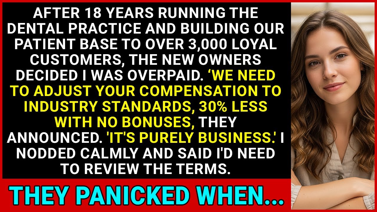 New Partners Cut My Salary '30% With No Bonuses' After 18 Years Building 3,000-Patient Practice.