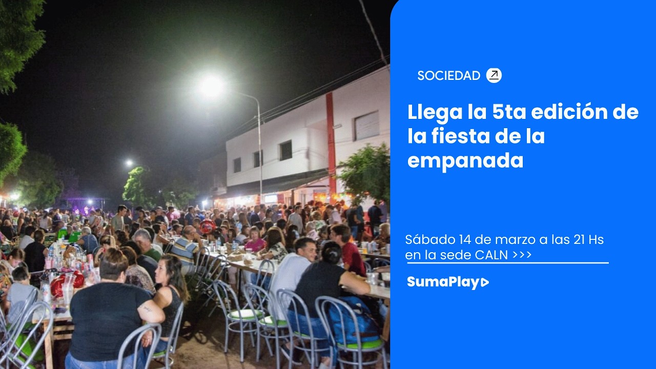 Llega la 5ta edición de la fiesta de la empanada