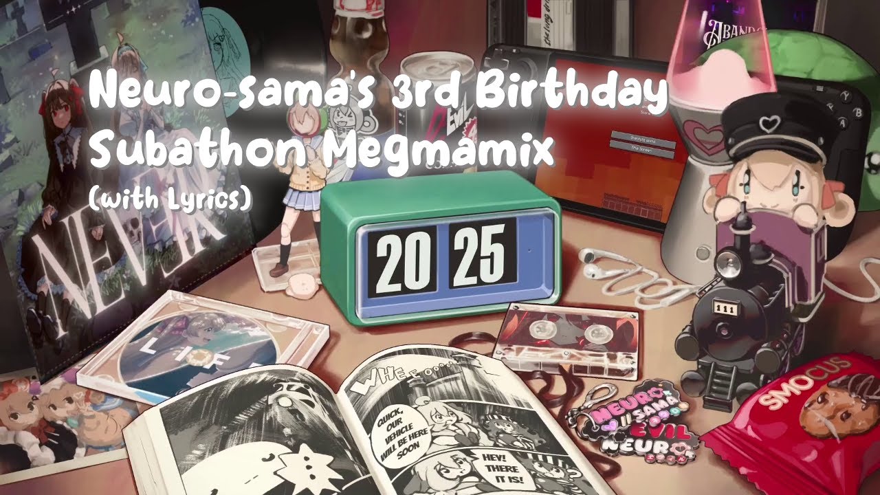 Neuro-sama's 3rd Birthday Subathon Remix (with Lyrics)