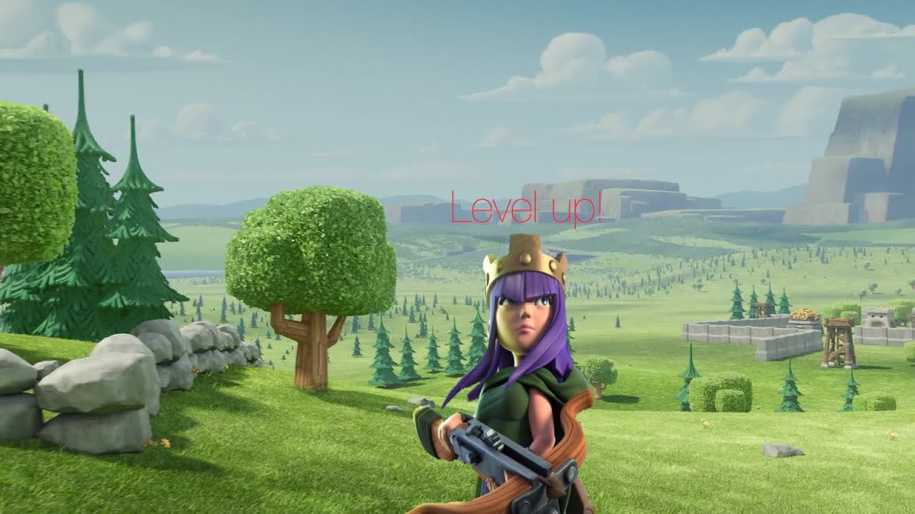Clash Of Clans Raiding, And Looting. (Upgrading Archer Queen)