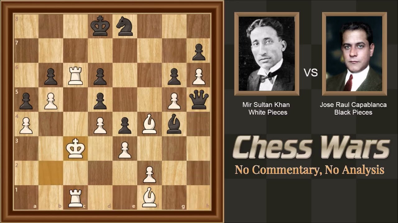 Mir Sultan Khan VS Jose Raul Capablanca 1930-  The Clash Of Chess Geniuses