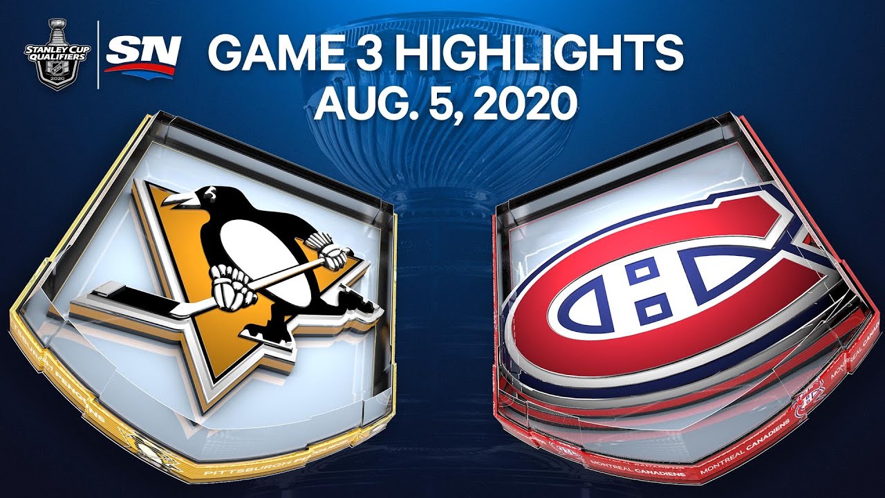 NHL Highlights | Penguins vs. Canadiens, Game 3 – Aug. 05, 2020