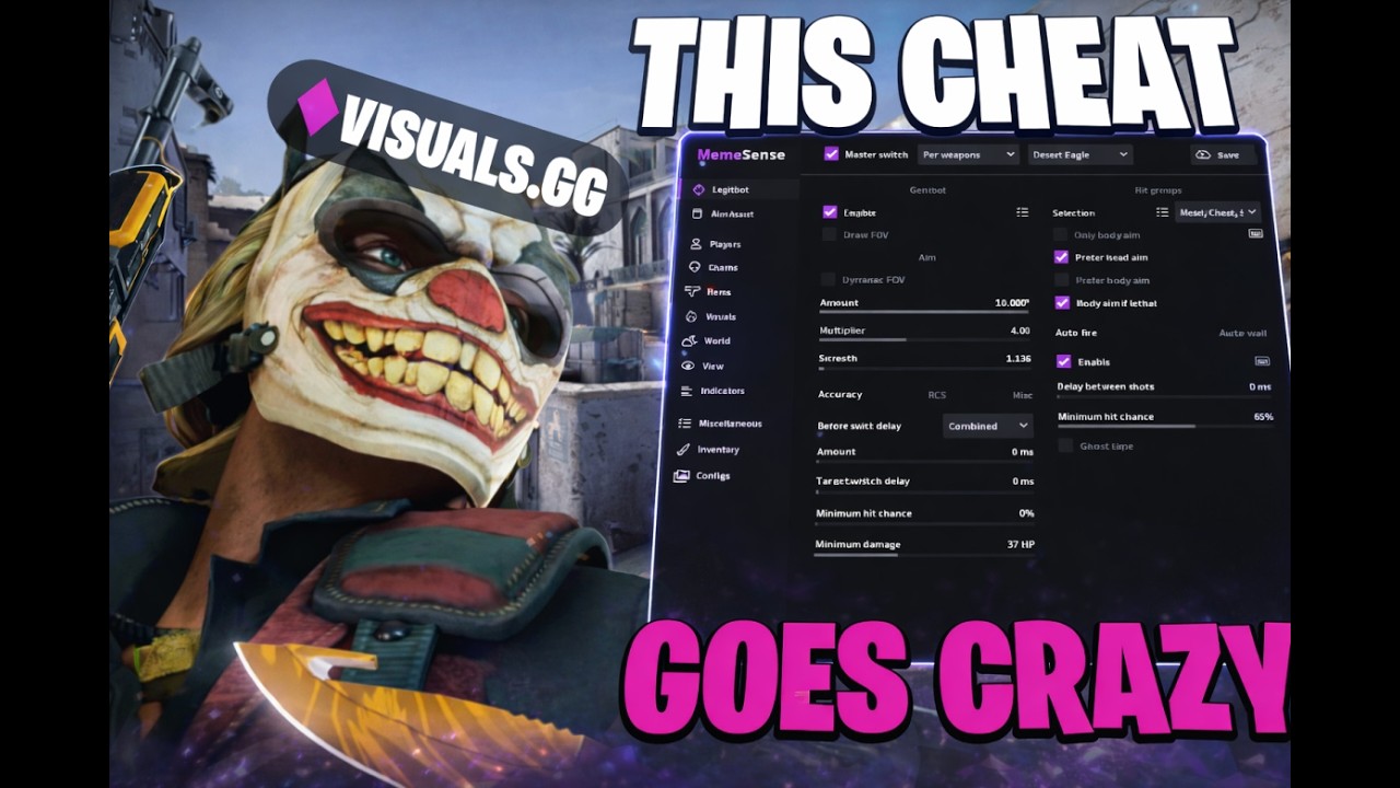 RAGE CHEATING in GLOBAL ELITE With The Best CS2 CHEATS