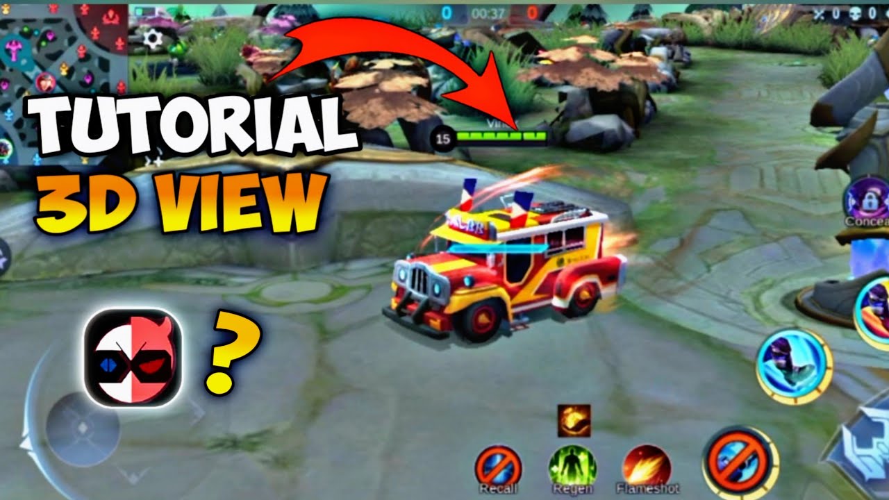 TUTORIAL 3D VIEW MOBILE LEGEND DAN CARA PEMASANGANNYA,WORK 100% | MLBB 2023