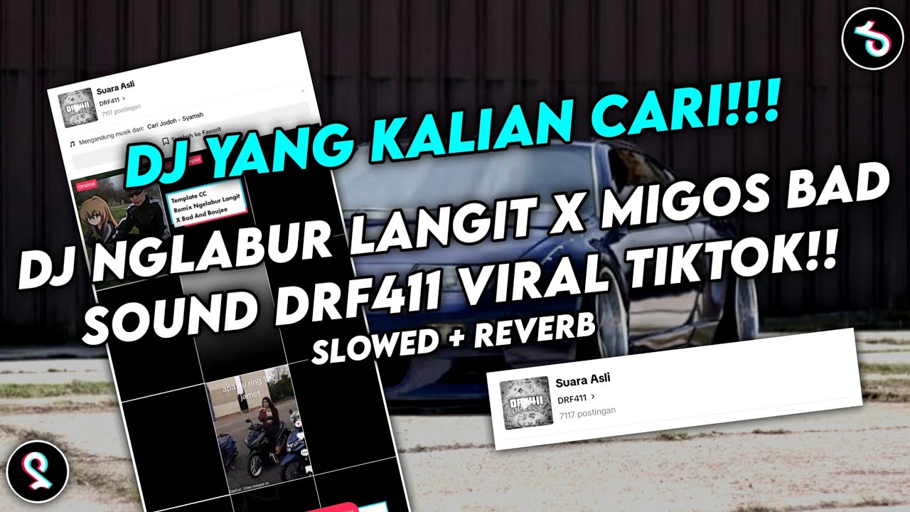 DJ NGLABUR LANGIT X MIGOS BAD AN BOUJE SOUND DRF411 VIRAL TIKTOK YANG KALIAN CARI (SLOWED+REVERB)