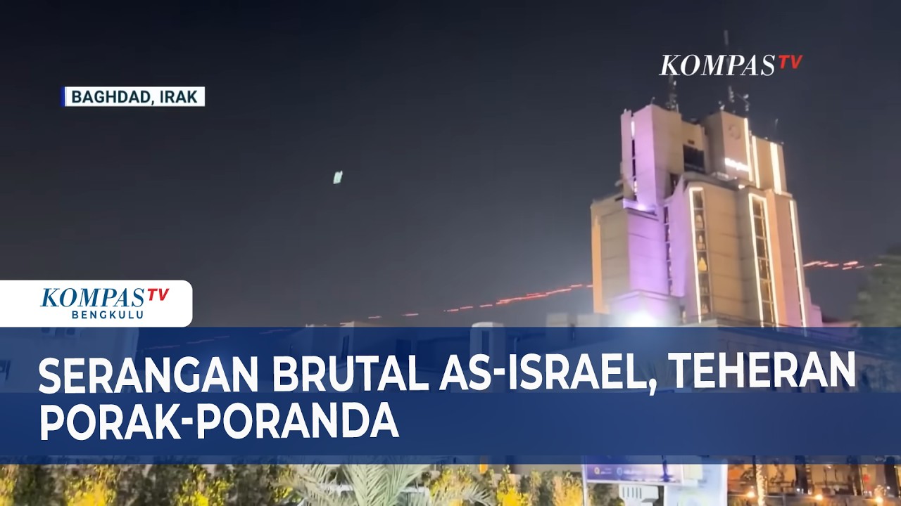 Serangan Brutal AS-Israel, Teheran Porak-Poranda