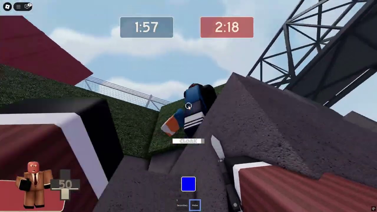 Blox Fortress 2 gameplay