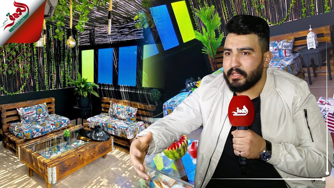 عز الدين.. طنجاوي يبدع في تحويل المتلاشيات والنفايات إلى ديكورات  وتحف فنية
