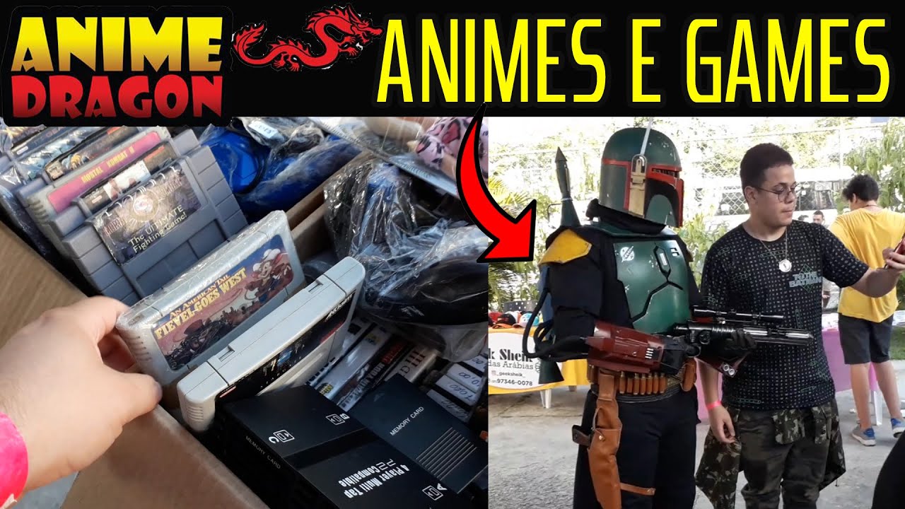😁 GAMES E GEEK || EVENTO ANIME DRAGON