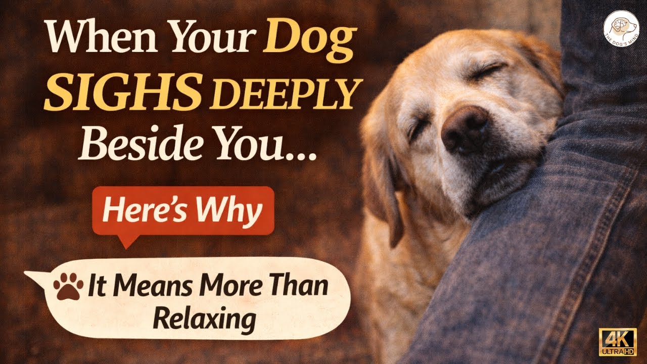 When Your Dog Sighs Deeply Beside You, This Is What It Means