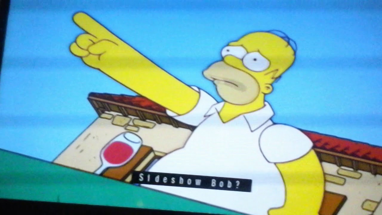 Sideshow bob is a fake Italian mayor?! | The Simpsons | JR100 Cartoon Channel