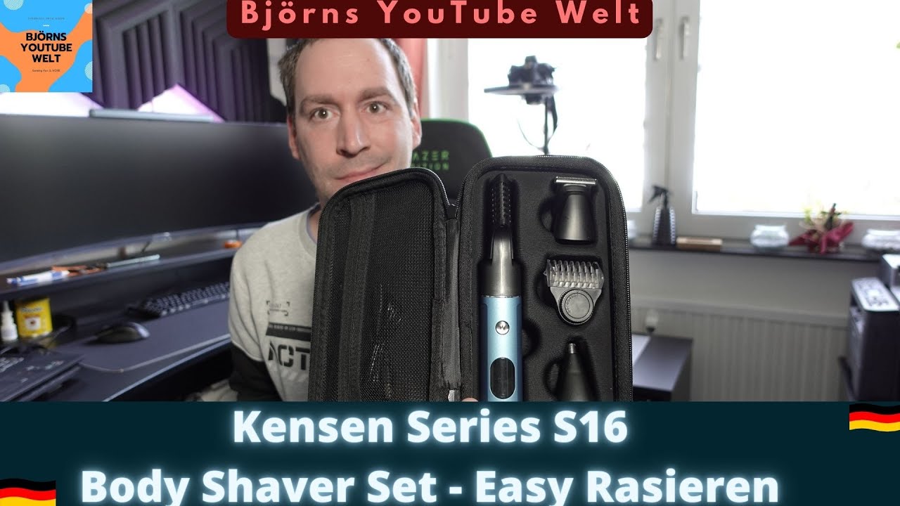 Kensen Series S16 Body Shaver Set  K&ouml;rper Rasierer Set - Deutsch Test und Unboxing