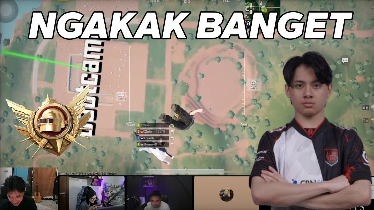 ROSEMARY KNOK MALAH DI BAKAR🤣 SKYSKUUY NGETROL CVK | PUBG MOBILE NGAKAK