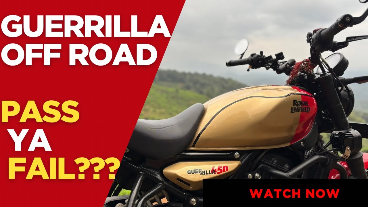 Royal Enfield Guerrilla 450 Tested Off Road with Honest Review 