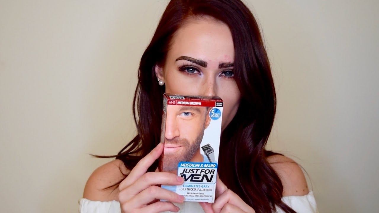 Ruining My Life?? At Home Eyebrow Tinting with Beard Dye Demo and Review | Rutele