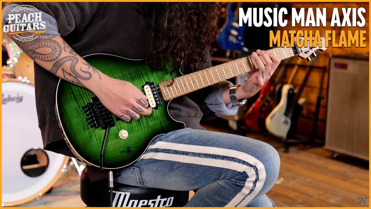 Music Man Axis Collection | Axis - Matcha Flame