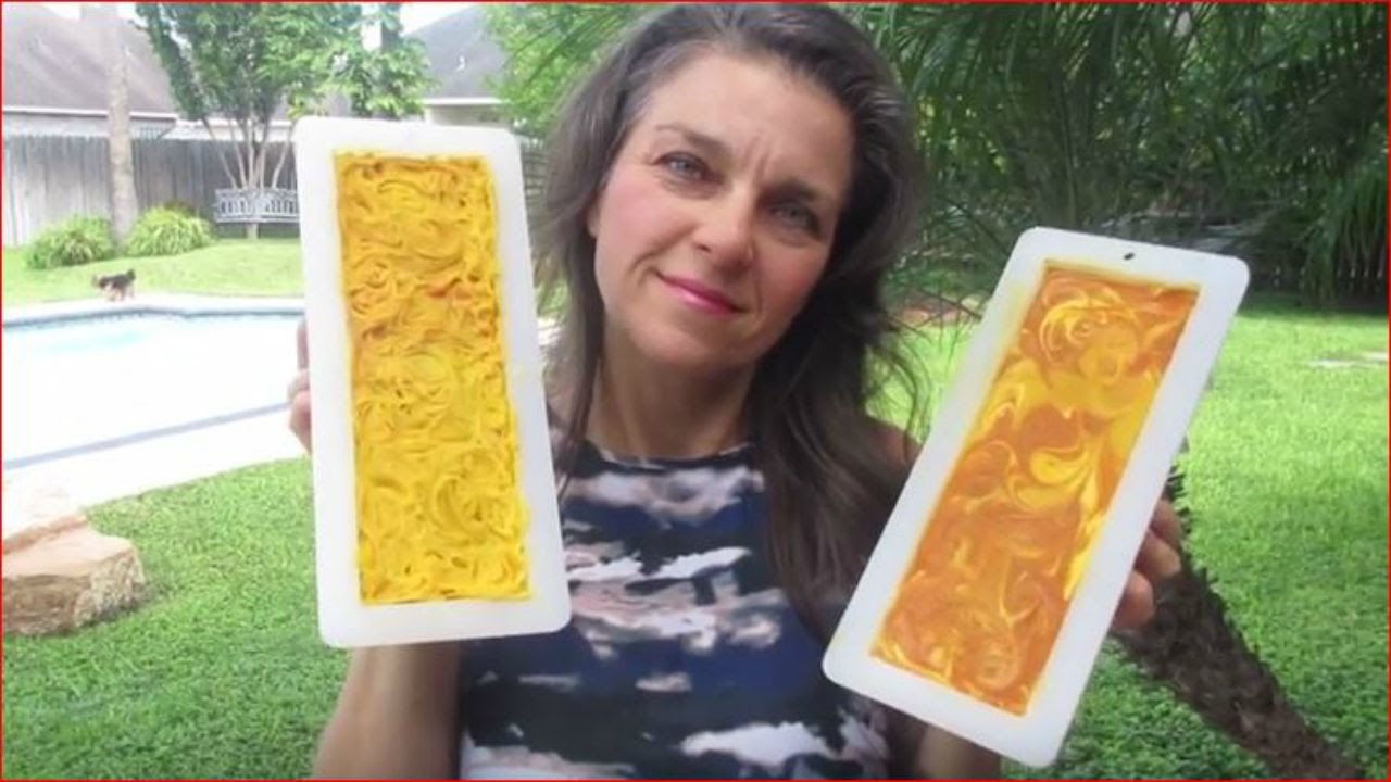 Carrot Juice CP Soap Done 2 Ways**Part One**