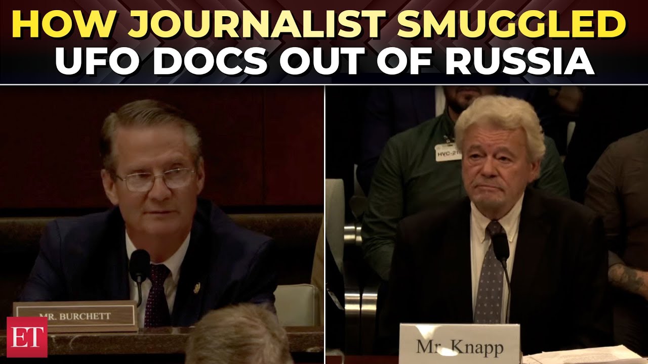 'Smuggled UFO documents out of Russia…': Journalist Knapp drops bombshell at UAP House Hearing