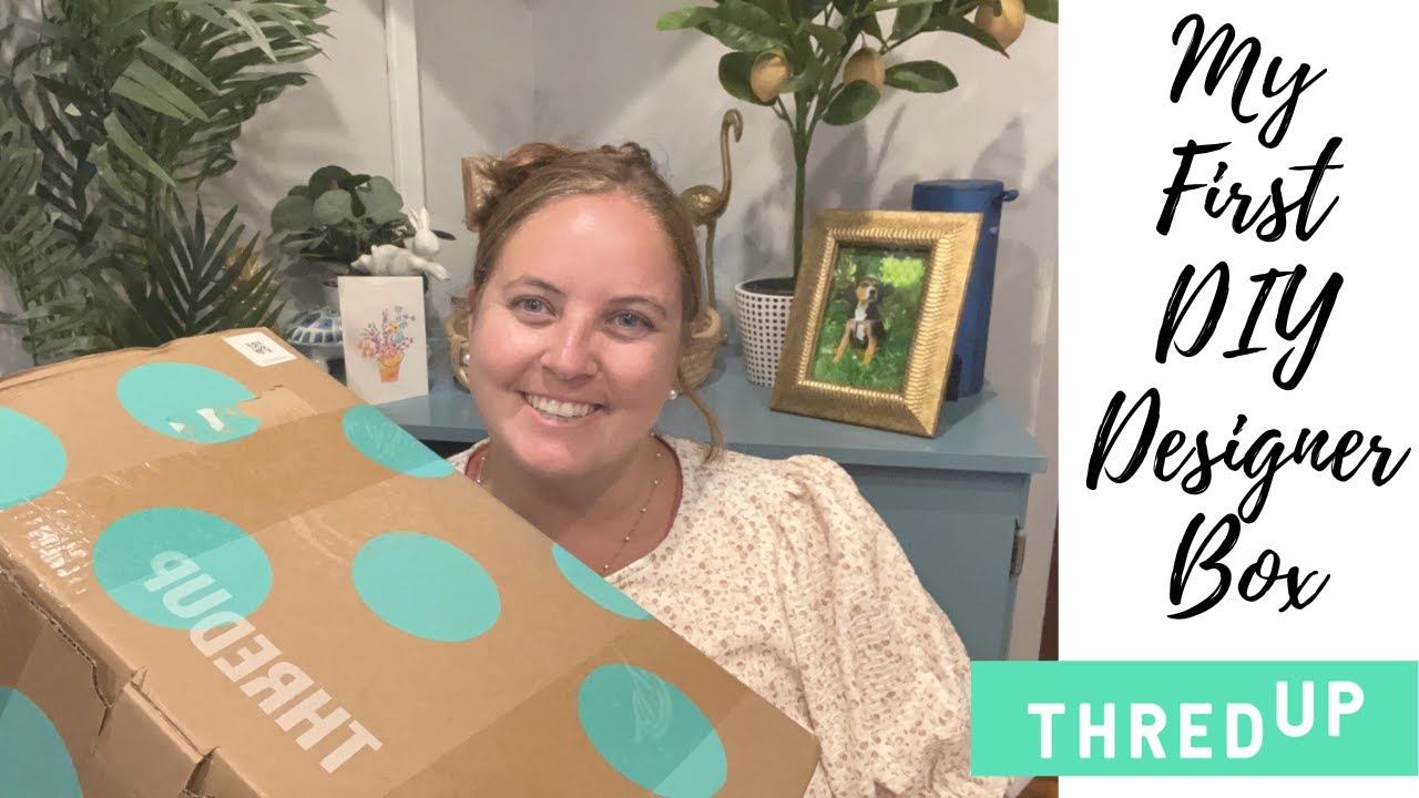 My first Thredup DIY Designer Box! Did I find something to keep?!