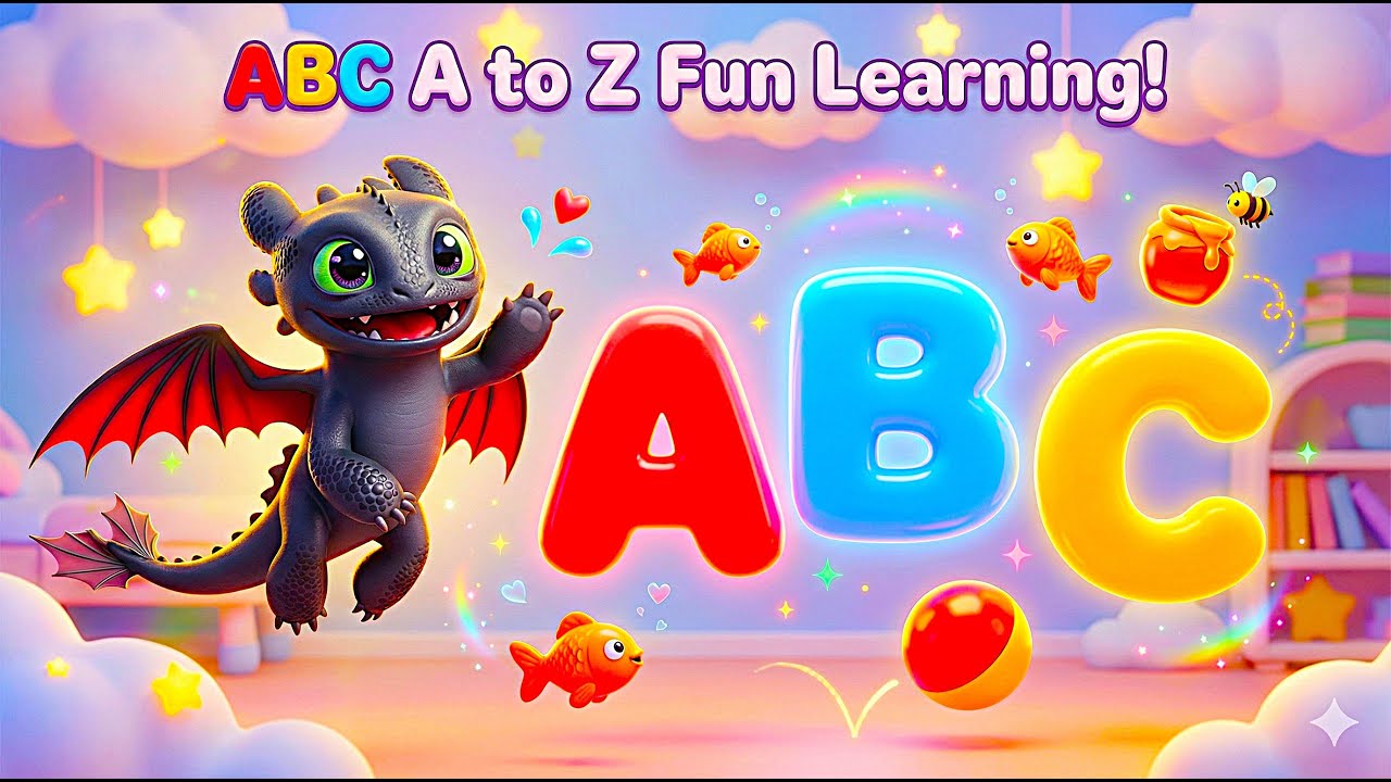 ABC, A to Z Fun Learning for Kids | Kindergarten Alphabet Song | Baby DoDoDragon | Preschool rhymes.