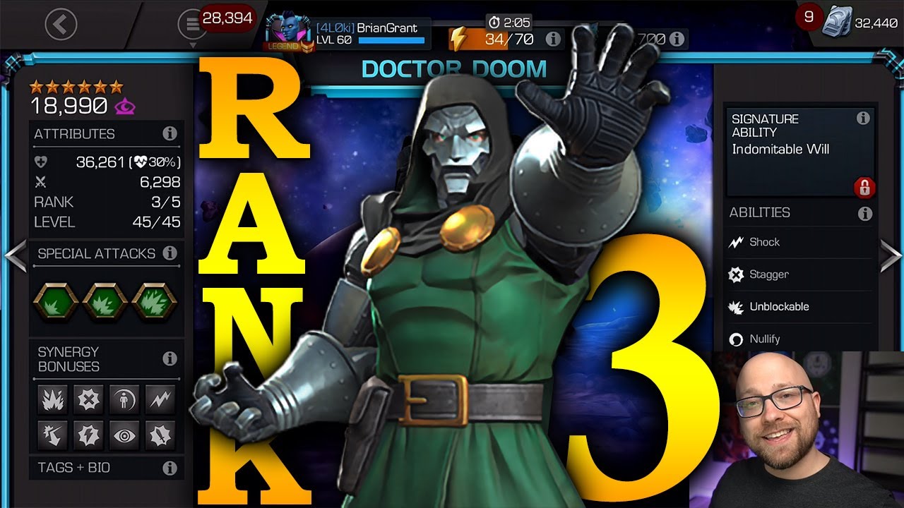 Дум достигает 3-го ранга + Пробуждение | Marvel: Битва чемпионов