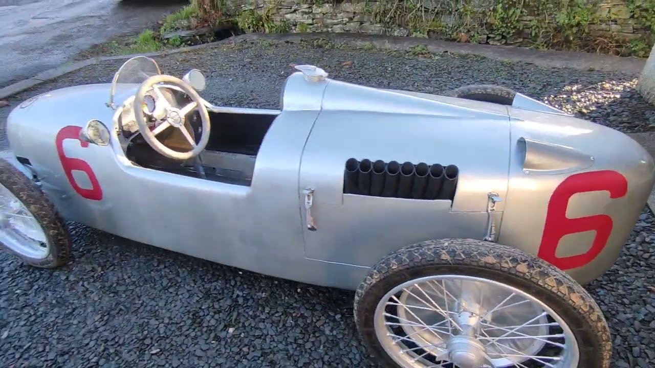 Cyclekart Auto Union type C some finishing touches