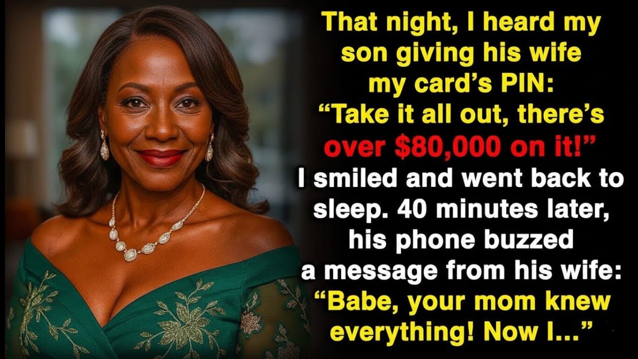 My Son and Daughter-in-Law Stole My Card — What I Did Next Will Shock You