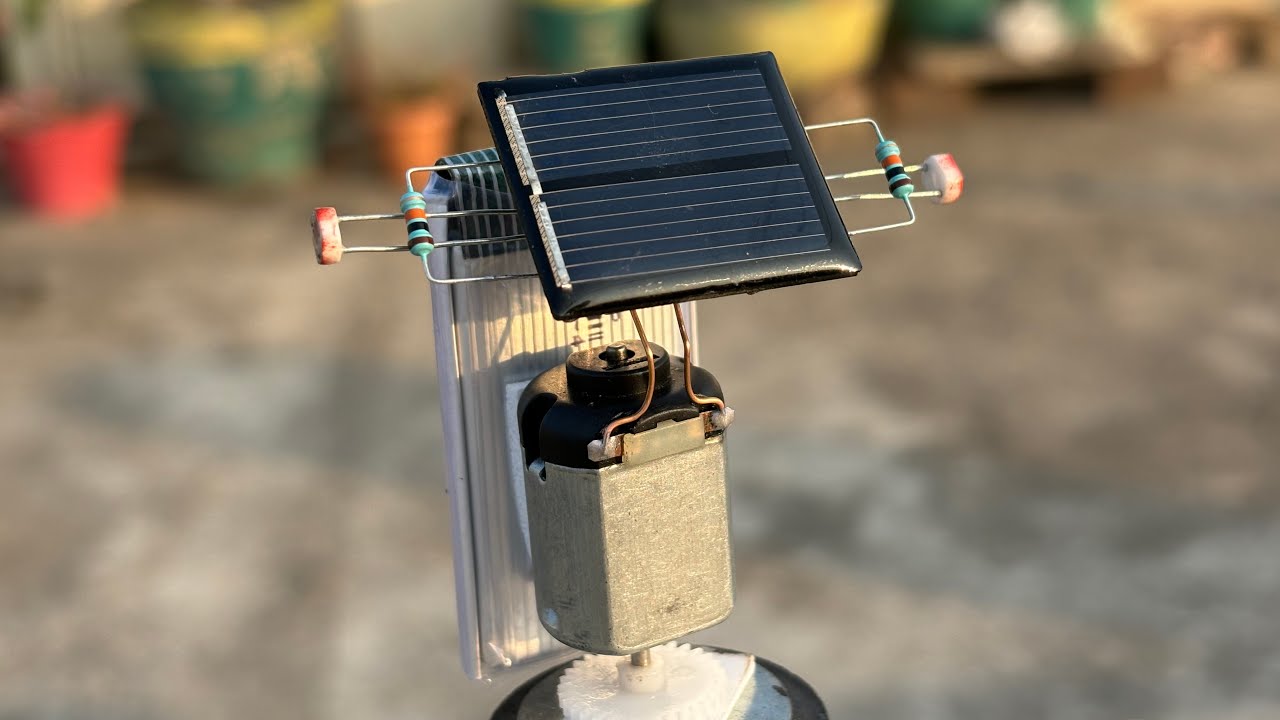 Simple Electronic Project- Automatic Sunlight Tracker Circuit