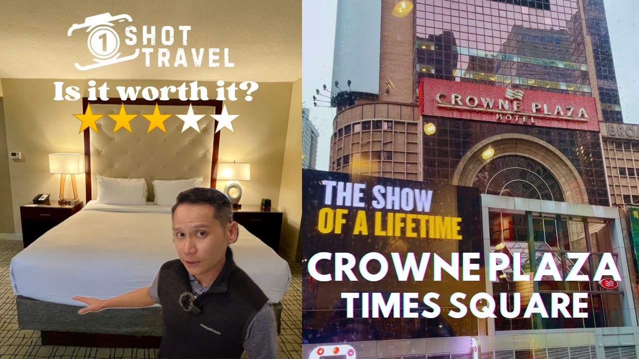 I stayed CROWNE PLAZA TIMES SQUARE MANHATTAN NEW YORK CITY 🥂✨