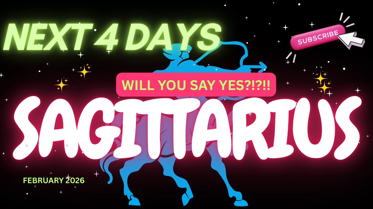 SAGITTARIUS ♐️ NEXT 4 DAYS — IT’S A “YES” ✅✨