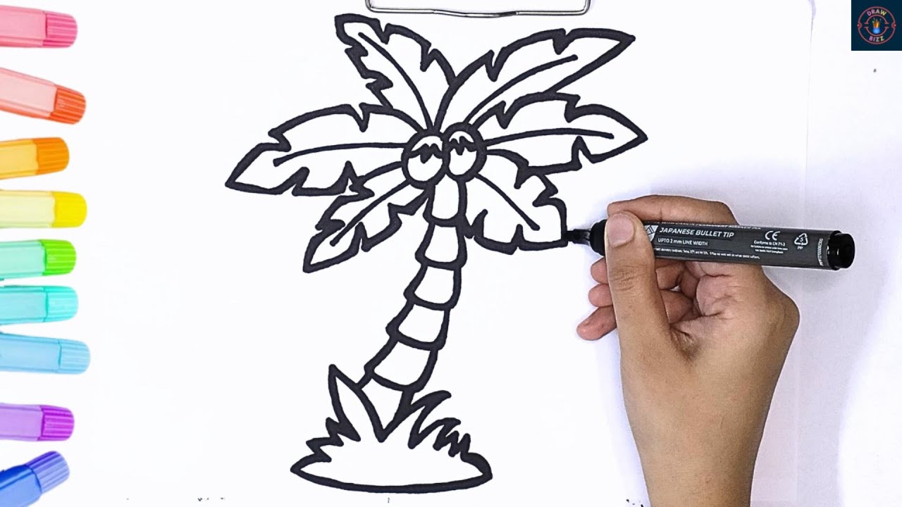 How To Draw a Tree | Easy Step By Step Tutorial