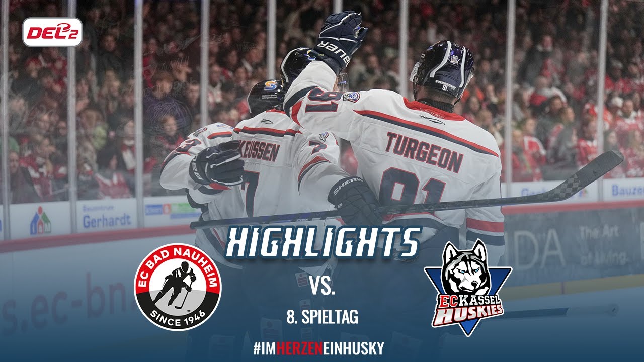 Highlights: 8. Spieltag - EC Bad Nauheim vs. Kassel Huskies