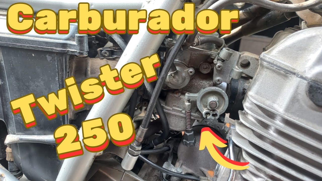 Limpeza do carburador da Twister 250.