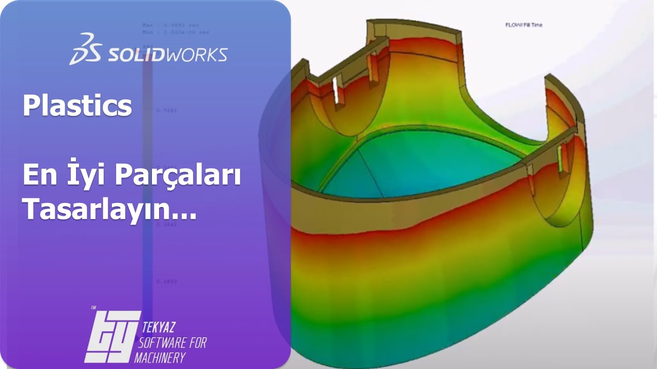 SOLIDWORKS Plastics ile en iyi parçaları tasarlayın!