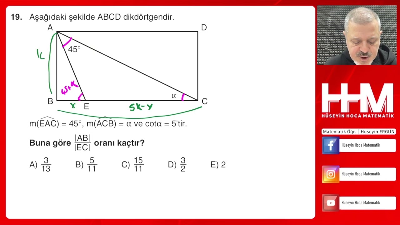 MEBİ AYT 4 MAT  17-20 SORULAR