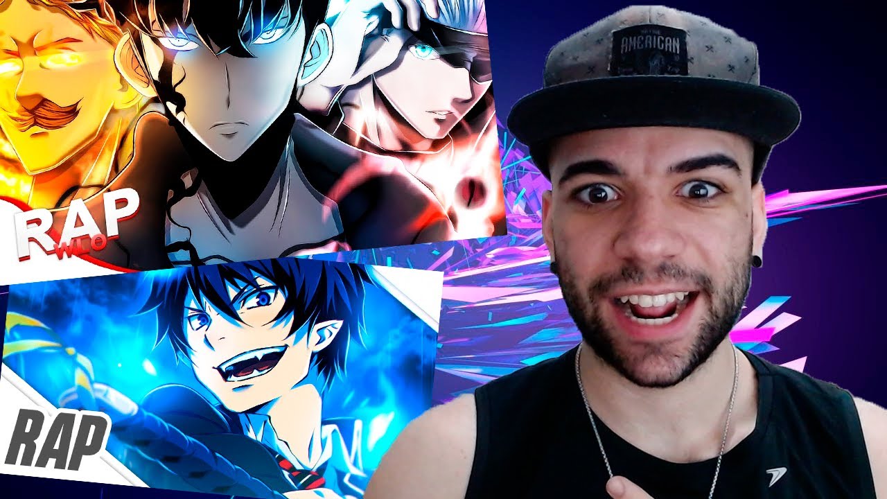 REACT - 2 EM 1 - RAP EU SOU RANK S (ANIMES) WLO - RAP DO OKUMURA RIN (Ao no Exorcist) - BASARA