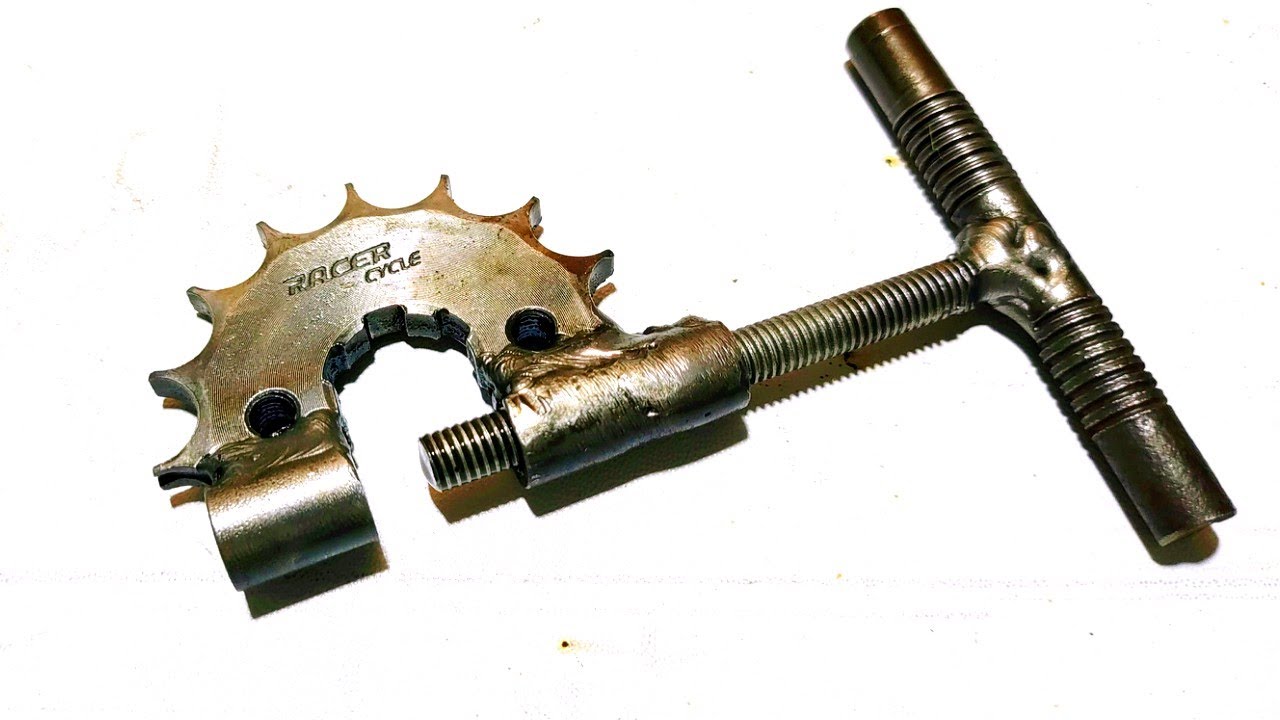 You Need Only A Used Motorcycle Gear To Create This Tool