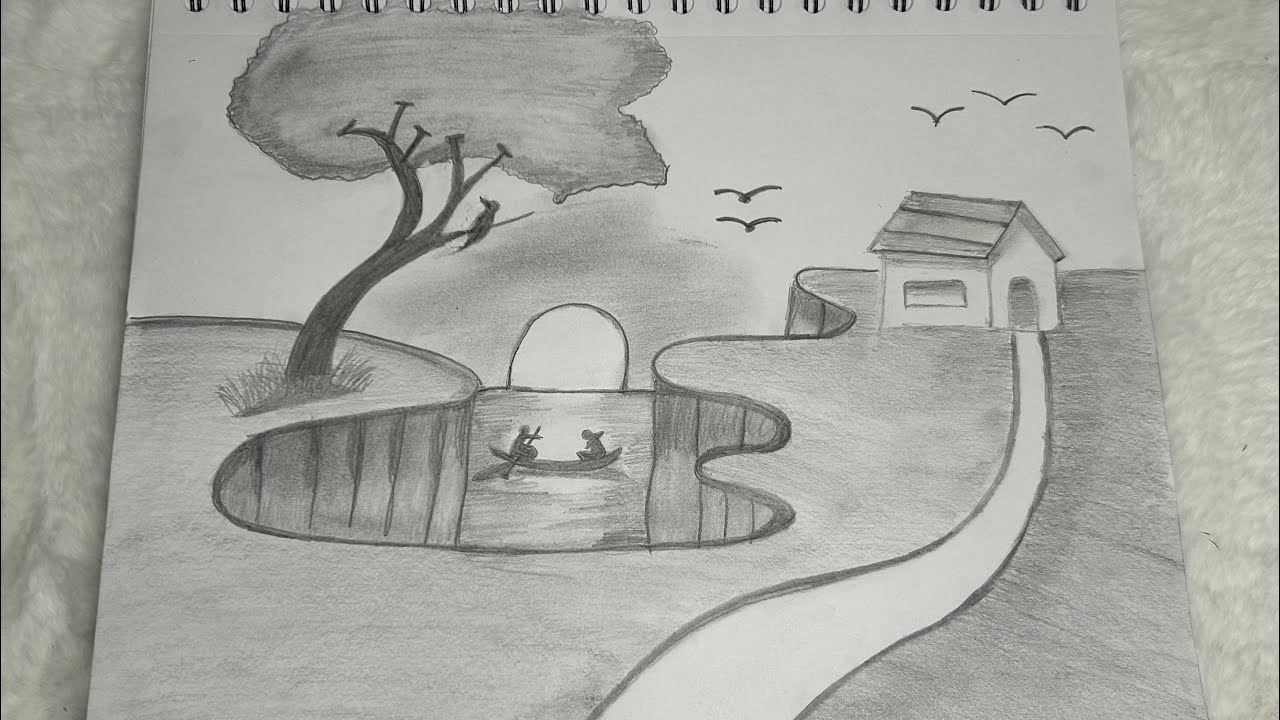 Landscape Drawing #2🌅✍🏻