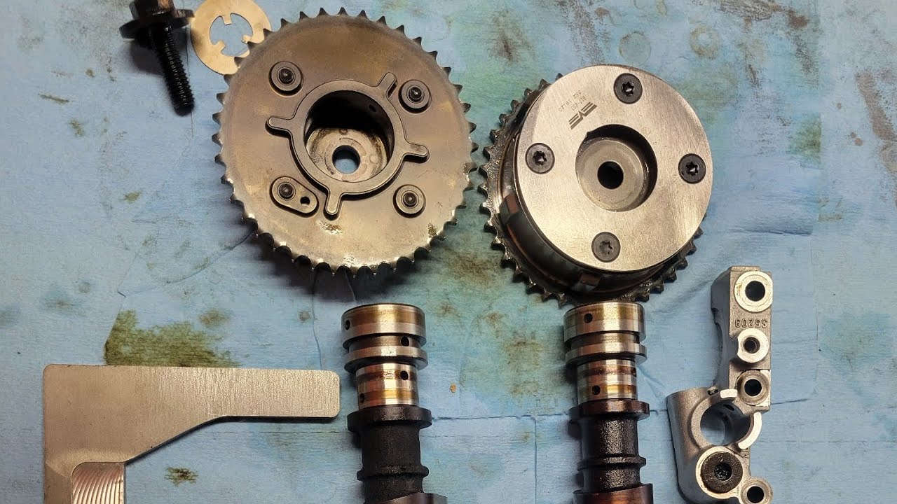 Mazda 2.3 intake cam and actuator removal.  p0012 diagnosis.