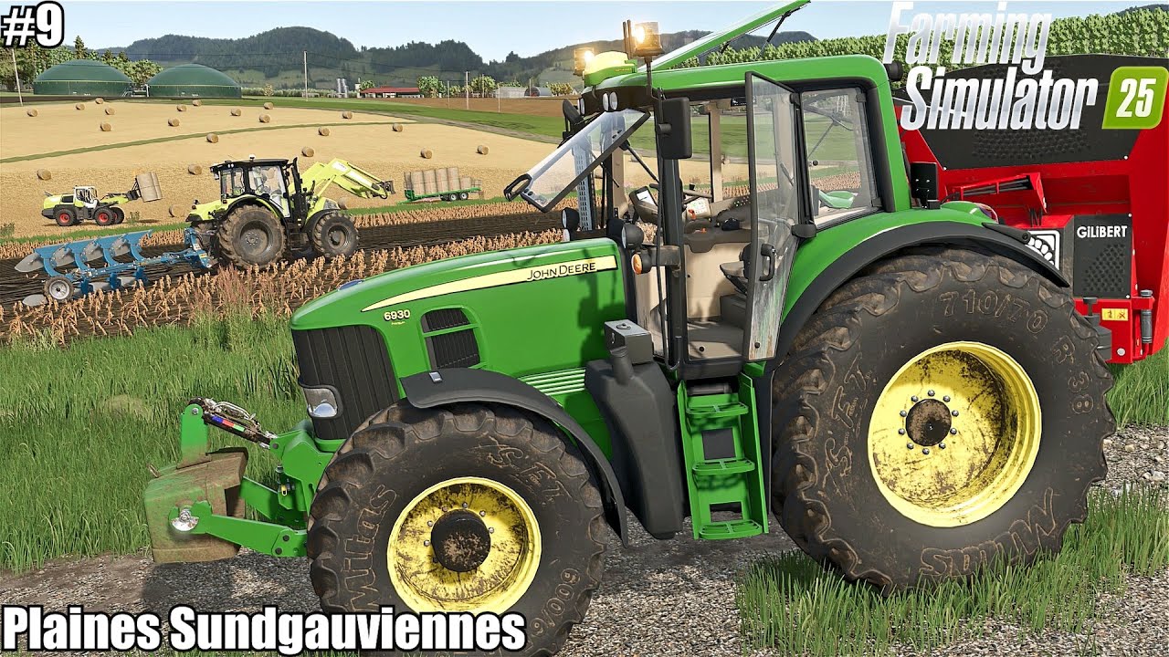 COLLECTING STRAW BALES, SPREADING MANURE AND PLOWING | Plaines Sundgauviennes | 9